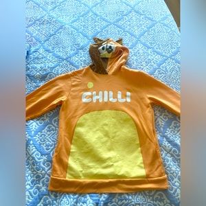 Womens Chili (from bluey) hooded sweatshirt. Size small